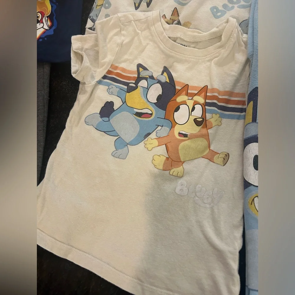 Toddler Boys Bluey Paw Patrol Clothing Lot Size 4T Playwear